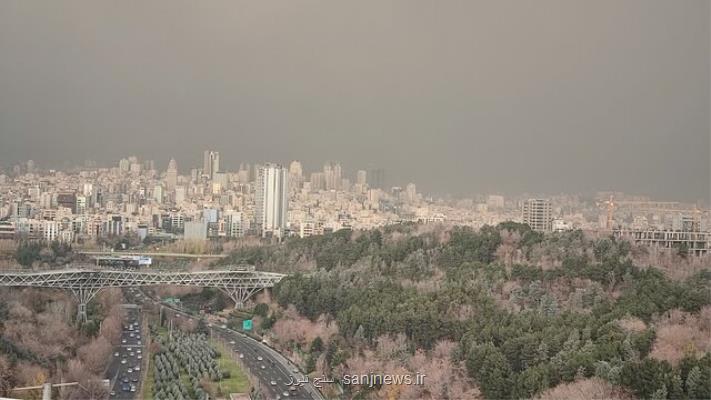 احتمال خیزش گرد و خاک طی اواخر هفته در تهران